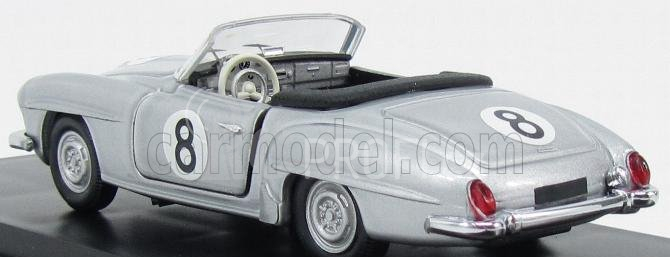 Rio-models Mercedes benz 190sl Spider N 8 Winner Macau Gp 1956 D.steane 1:43 Silver