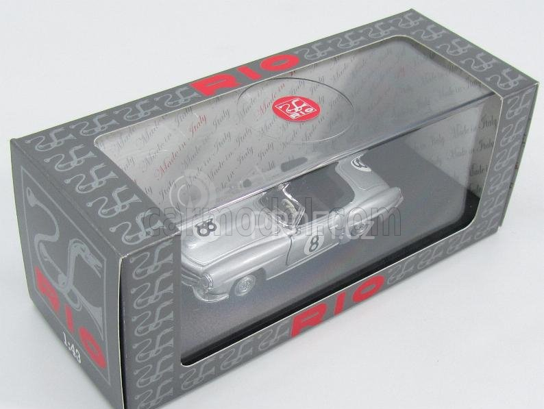 Rio-models Mercedes benz 190sl Spider N 8 Winner Macau Gp 1956 D.steane 1:43 Silver