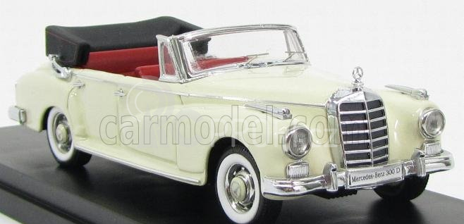 Rio-models Mercedes benz 300d Cabriolet 1958 1:43 Bílá