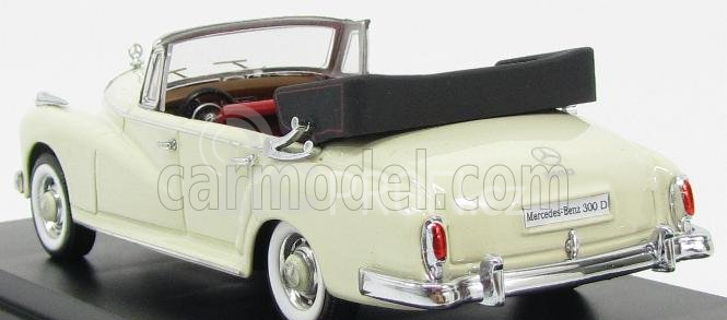 Rio-models Mercedes benz 300d Cabriolet 1958 1:43 Bílá