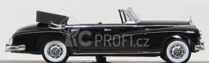 Rio-models Mercedes benz 300d Cabriolet 1958 Spider 1:43 Black