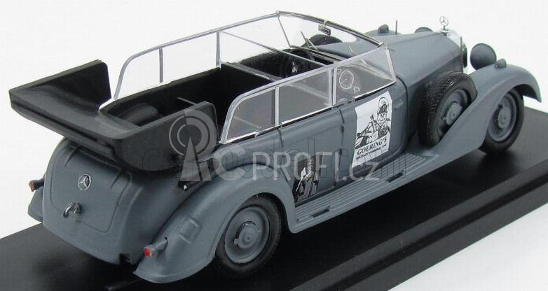 Rio-models Mercedes benz 770k Cabriolet 1936 - Ex Personal Car Hermann Goering 1:43 Vojenská Šedá