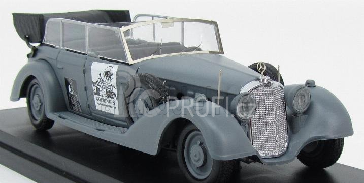 Rio-models Mercedes benz 770k Cabriolet 1936 - Ex Personal Car Hermann Goering 1:43 Vojenská Šedá