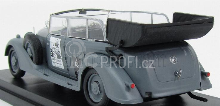 Rio-models Mercedes benz 770k Cabriolet 1936 - Ex Personal Car Hermann Goering 1:43 Vojenská Šedá