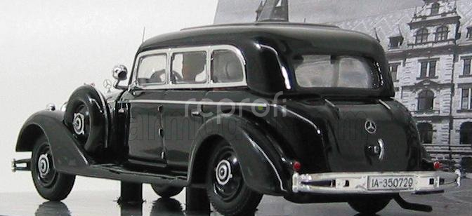 Rio-models Mercedes benz 770k Limousine Monaco 1938 With Figures Adolf Hitler - Eva Braun - Exclusive Carmodel 1:43 Black