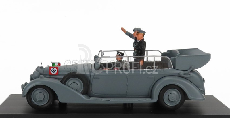 Rio-models Mercedes benz 770k Wehrmacht Mussolini And Hitler Meeting In Germany 1938 1:43 Vojenská Šedá