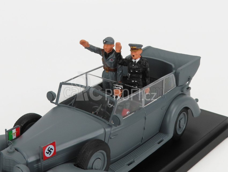 Rio-models Mercedes benz 770k Wehrmacht Mussolini And Hitler Meeting In Germany 1938 1:43 Vojenská Šedá