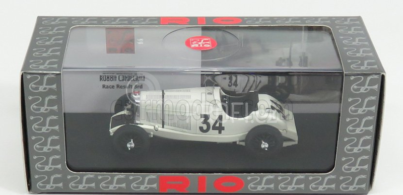 Rio-models Mercedes benz F1 Ssk N 34 3rd Monaco Gp 1929 R.caracciola 1:43 Bílá