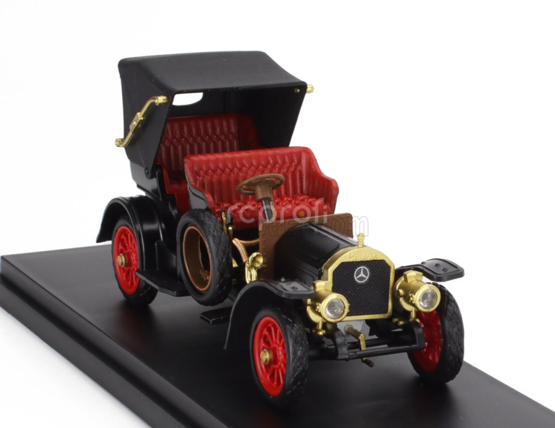 Rio-models Mercedes benz Simplex Cabriolet Open 1902 1:43 Black