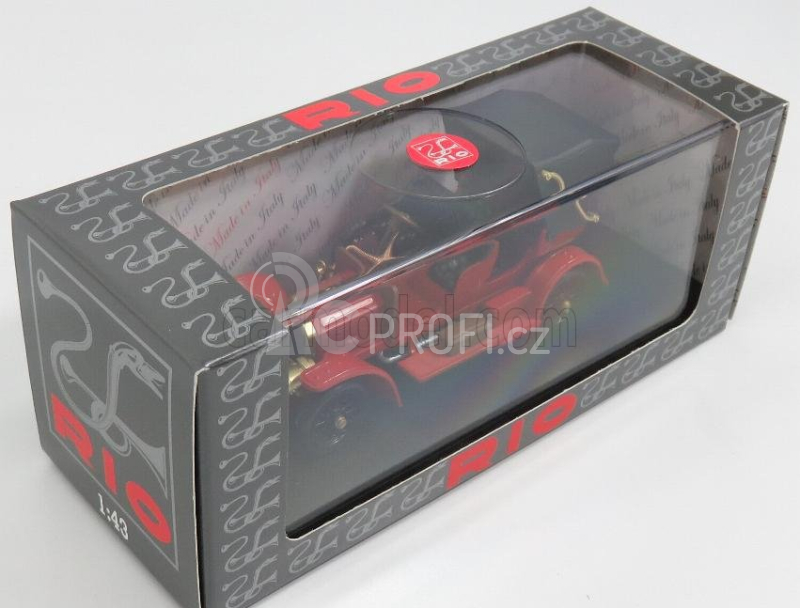 Rio-models Mercedes benz Simplex Cabriolet Open 1902 1:43 Red