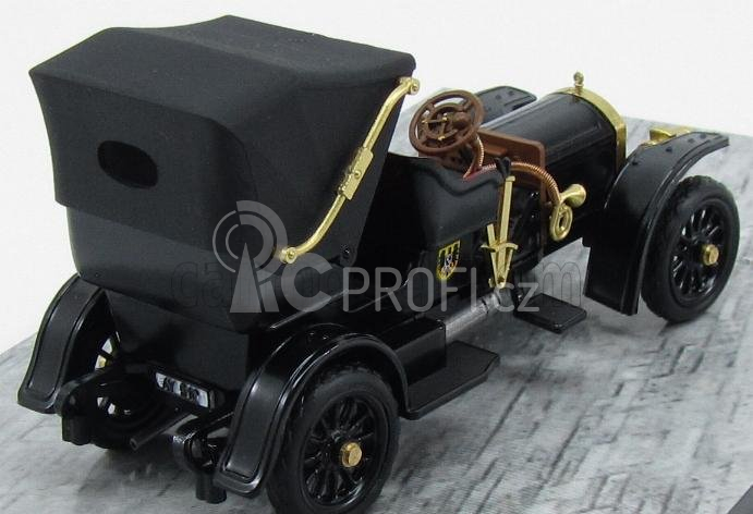 Rio-models Mercedes benz Simplex Open 1902 With Figure - Personal Car Kaiser 1:43 Black