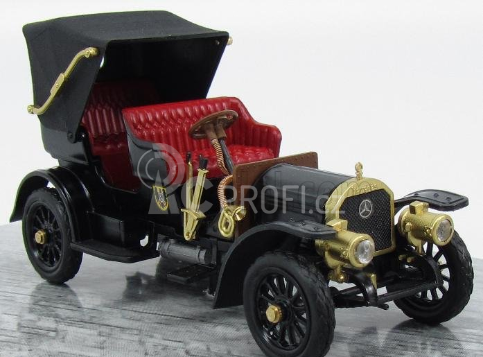 Rio-models Mercedes benz Simplex Open 1902 With Figure - Personal Car Kaiser 1:43 Black