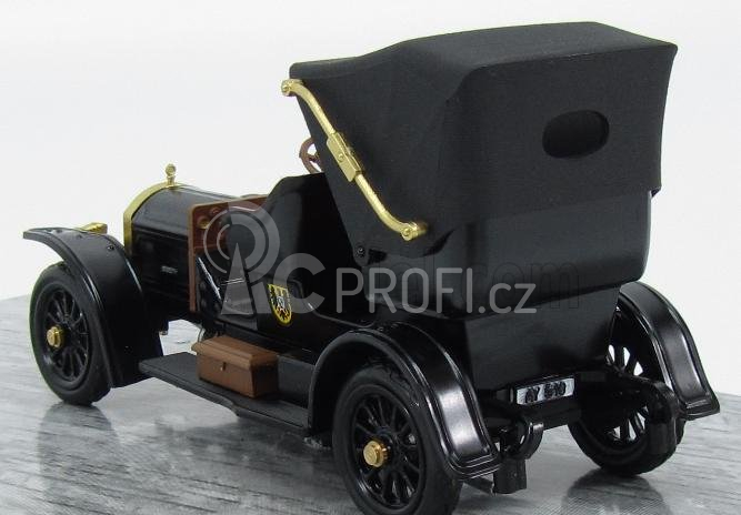 Rio-models Mercedes benz Simplex Open 1902 With Figure - Personal Car Kaiser 1:43 Black