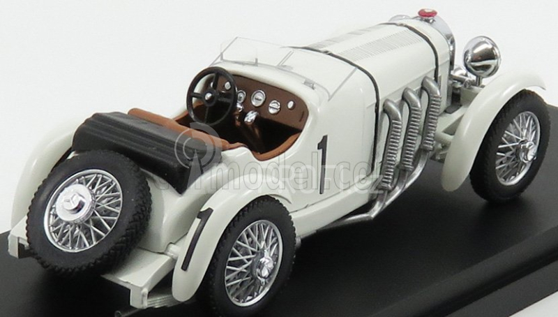 Rio-models Mercedes benz Ssk 7.1l Spider N 1 24h Le Mans 1932 M.foucret - P.foucret 1:43 Bílá