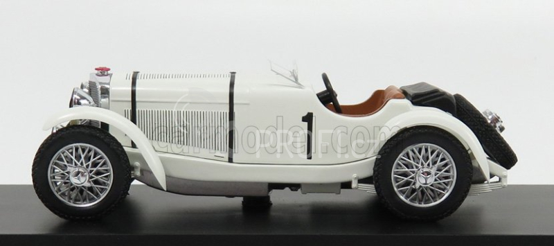 Rio-models Mercedes benz Ssk 7.1l Spider N 1 24h Le Mans 1932 M.foucret - P.foucret 1:43 Bílá