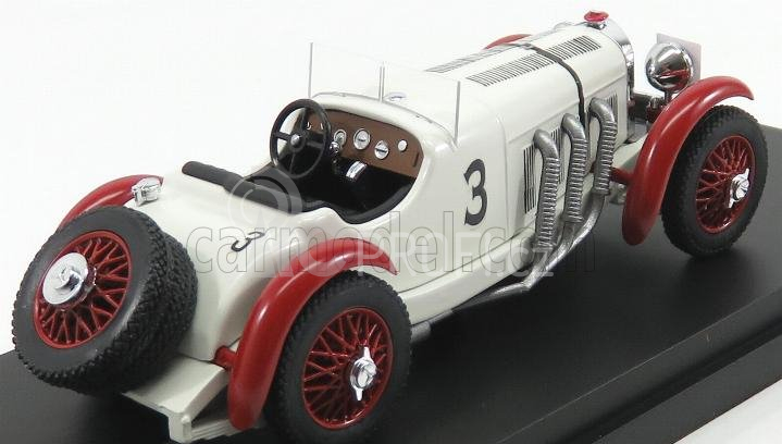 Rio-models Mercedes benz Ssk N 3 Winner Irish Gp 1930 R.caracciola 1:43 Bílé Bordeaux