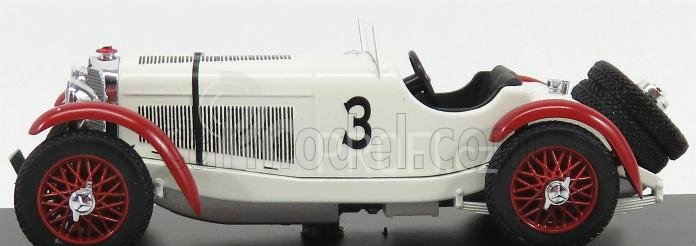 Rio-models Mercedes benz Ssk N 3 Winner Irish Gp 1930 R.caracciola 1:43 Bílé Bordeaux