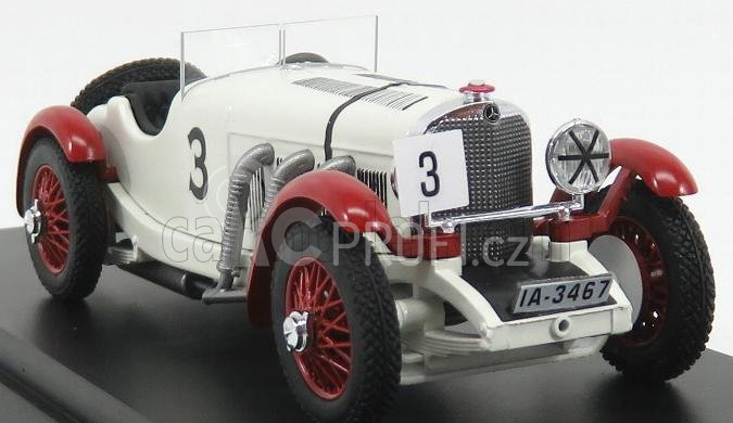 Rio-models Mercedes benz Ssk N 3 Winner Irish Gp 1930 R.caracciola 1:43 Bílé Bordeaux