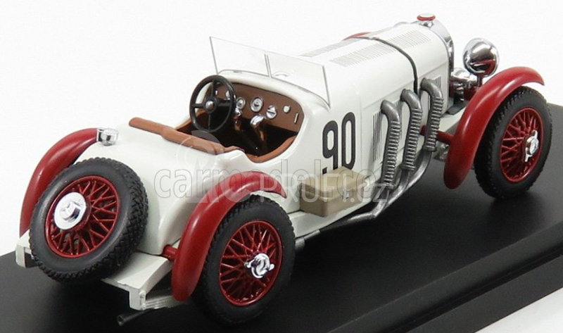 Rio-models Mercedes benz Ssk N 90 Mille Miglia 1932 Broschek - Sebastian 1:43 Bílá