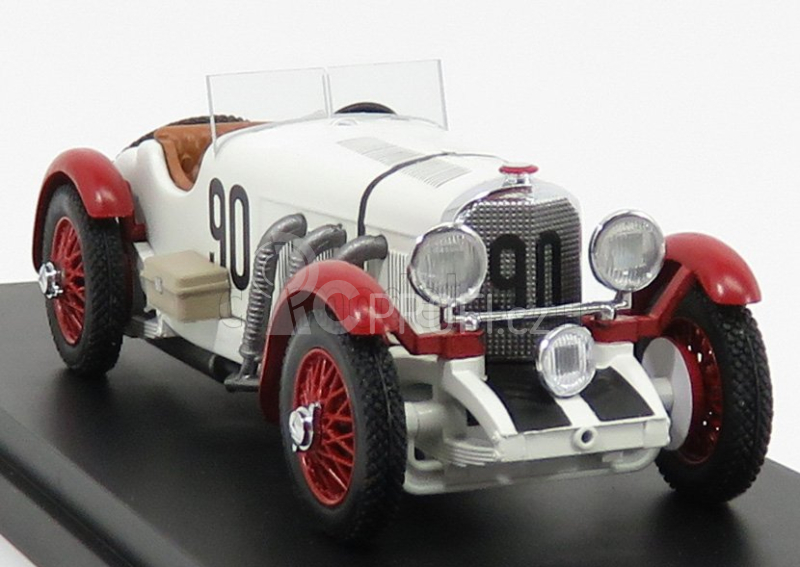 Rio-models Mercedes benz Ssk N 90 Mille Miglia 1932 Broschek - Sebastian 1:43 Bílá