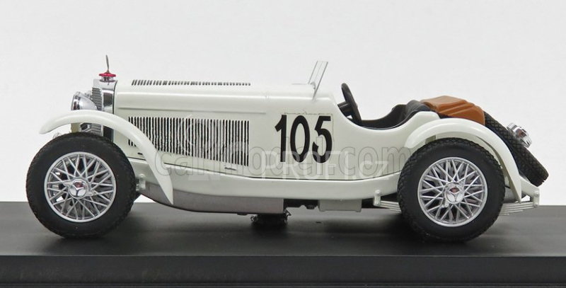 Rio-models Mercedes benz Ssk Spider N 105 Mille Miglia 1931 F.maino - E.strazza 1:43 Bílá