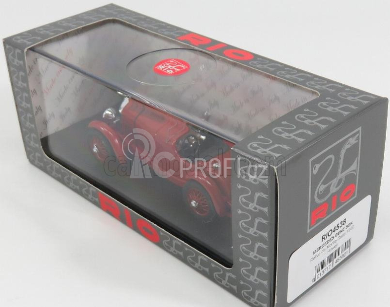 Rio-models Mercedes benz Ssk Spider N 91 76th Rally Montecarlo 1930 Howey 1:43 Red