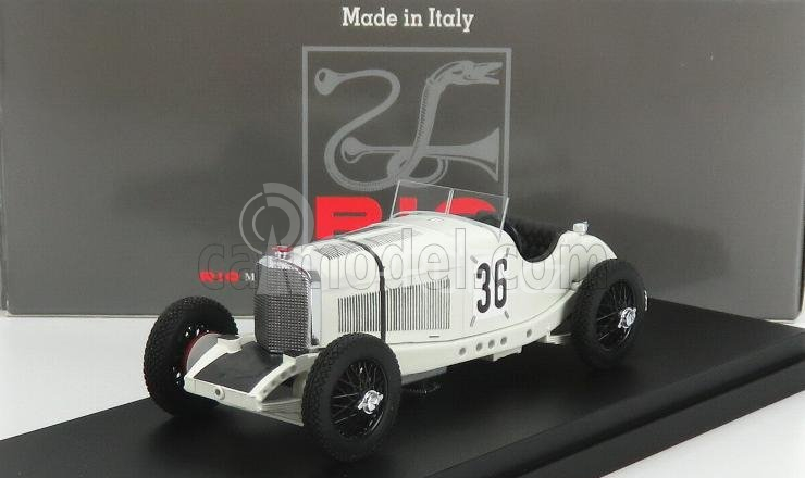 Rio-models Mercedes benz Sskl N 36 3rd Avus Gp 1931 Manfred Georg Rudolf Von Brauchitsch 1:43 Bílá