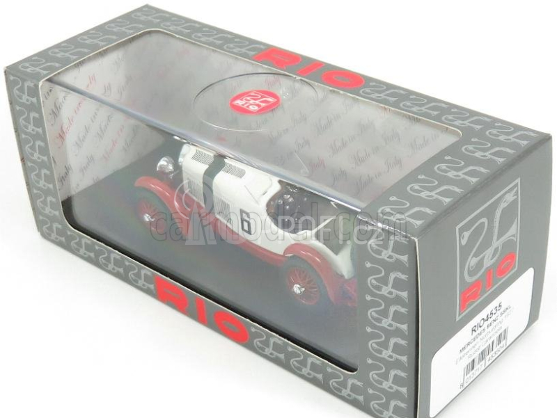 Rio-models Mercedes benz Sskl Spider N 6 Winner Eifelrennen Nurburgring 1927 Rudolf Caracciola 1:43 Bílé Bordeaux