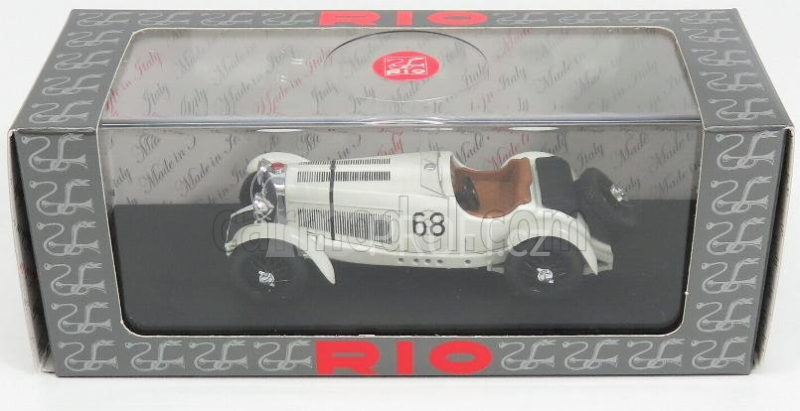 Rio-models Mercedes benz Sskl Spider N 68 Winner Corsa Dello Stelvio 1932 Hans Stuck 1:43 Bílá