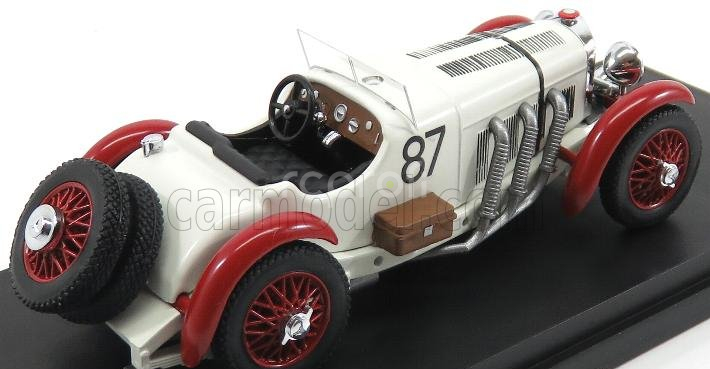 Rio-models Mercedes benz Sskl Spider N 87 Winner Mille Miglia 1931 Rudolf Caracciola 1:43 Bílá