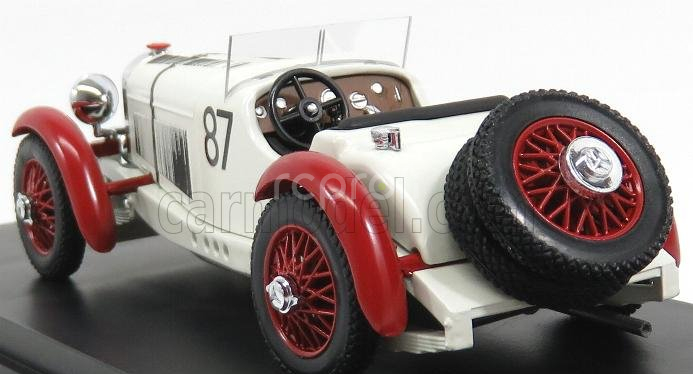 Rio-models Mercedes benz Sskl Spider N 87 Winner Mille Miglia 1931 Rudolf Caracciola 1:43 Bílá