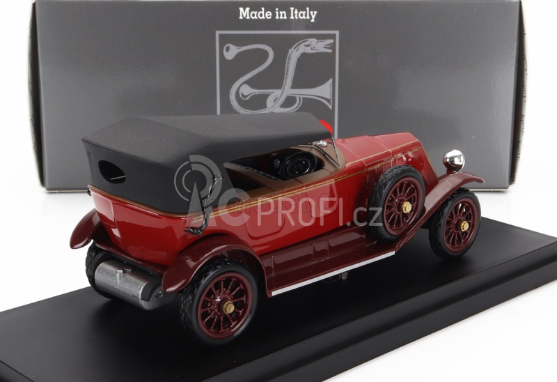 Rio-models Renault 40 Cv Torpedo Cabriolet Closed 1923 1:43 Červená Černá