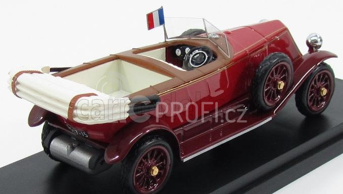 Rio-models Renault 40cv Cabriolet Open Presidential 1925 - Personal Car Gaston Doumergue 1:43 2 Tóny Červené