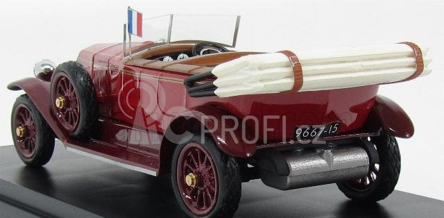 Rio-models Renault 40cv Cabriolet Open Presidential 1925 - Personal Car Gaston Doumergue 1:43 2 Tóny Červené