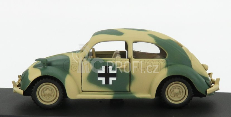 Rio-models Volkswagen Africa Korps Wehrmacht 1941 With Figures 1:43 Vojenský Zelený Písek