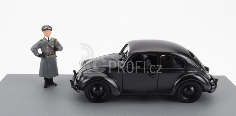 Rio-models Volkswagen Beetle Kafer Kdf Wagen With Figure 1941 1:43 Black