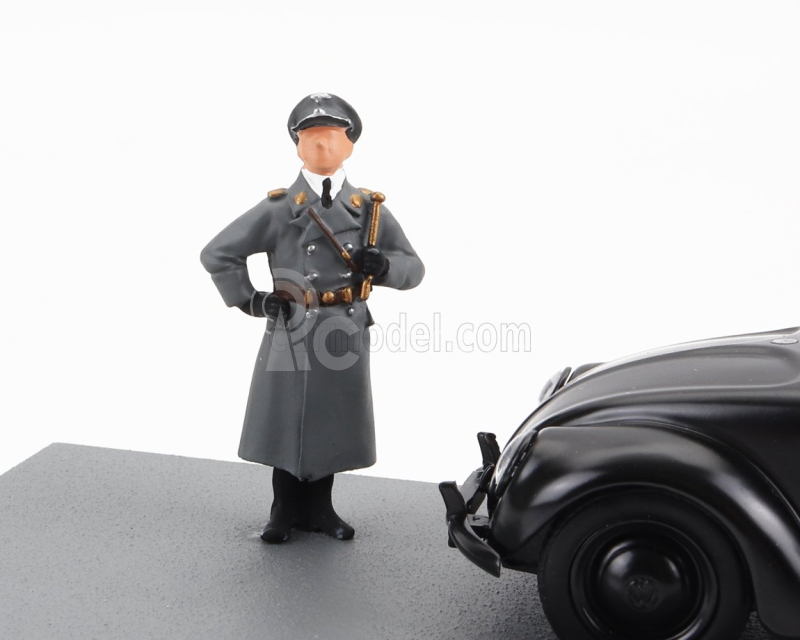 Rio-models Volkswagen Beetle Kafer Kdf Wagen With Figure 1941 1:43 Black