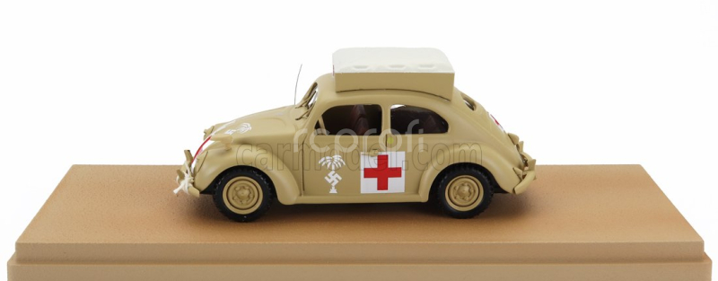 Rio-models Volkswagen Beetle Kafer Maggiolino Ambulance Africa Korps 1941 1:43 Vojenský Písek