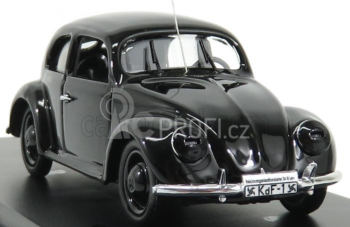 Rio-models Volkswagen Beetle Kafer Presentation Kdf Wagen 1942 1:43 Black