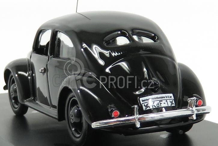 Rio-models Volkswagen Beetle Kafer Presentation Kdf Wagen 1942 1:43 Black