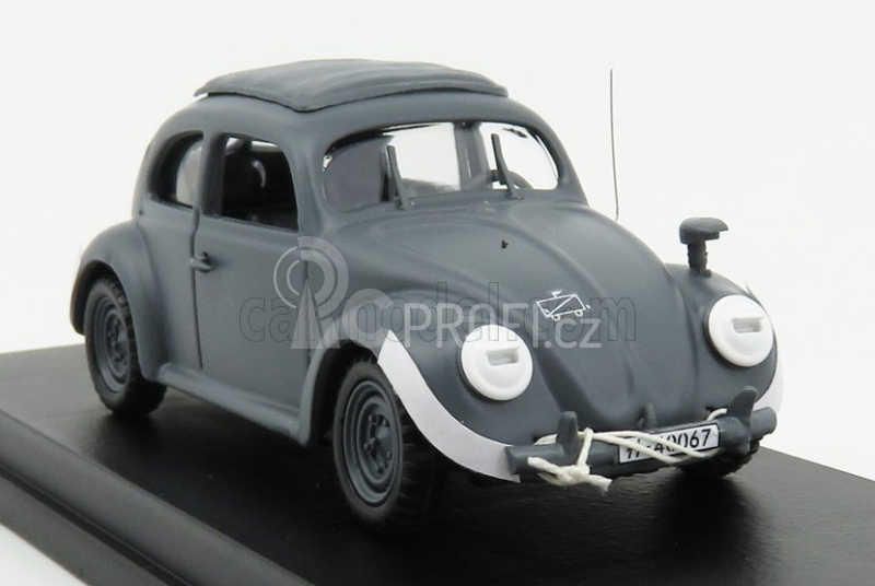Rio-models Volkswagen Beetle Maggiolino Kafer 1942 - With Ss Registration Plate 1:43 Grey