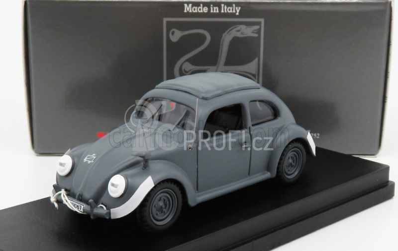 Rio-models Volkswagen Beetle Maggiolino Kafer 1942 - With Ss Registration Plate 1:43 Grey
