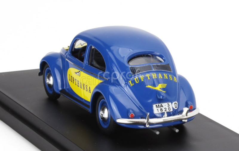 Rio-models Volkswagen Beetle Maggiolino Kafer Lufthansa 1957 1:43 Modrá Žlutá