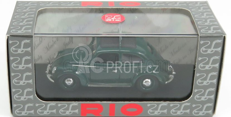 Rio-models Volkswagen Beetle Maggiolino Polizei 1953 1:43 Black