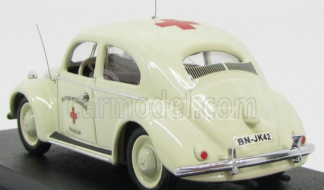 Rio-models Volkswagen Beetle Medical Deutsches Ambulance 1955 1:43 Ivory