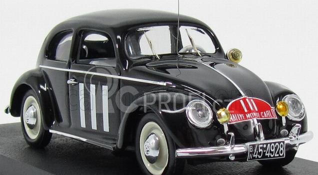 Rio-models Volkswagen Beetle N 111 Rally Montecarlo 1951 Baron Von Hanstein - Fuhrman 1:43 Black