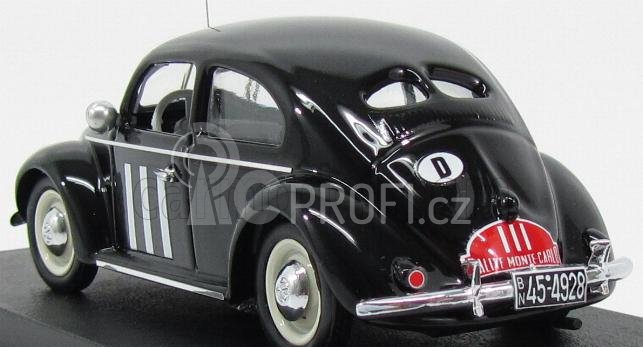 Rio-models Volkswagen Beetle N 111 Rally Montecarlo 1951 Baron Von Hanstein - Fuhrman 1:43 Black