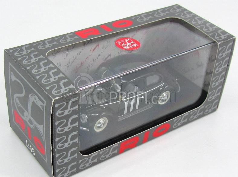 Rio-models Volkswagen Beetle N 111 Rally Montecarlo 1951 Baron Von Hanstein - Fuhrman 1:43 Black