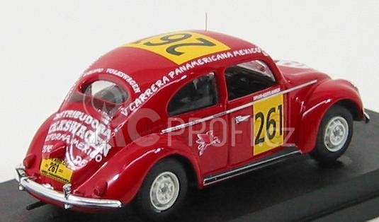 Rio-models Volkswagen Beetle N 261 Carrera Panamericana 1954 1:43 Red