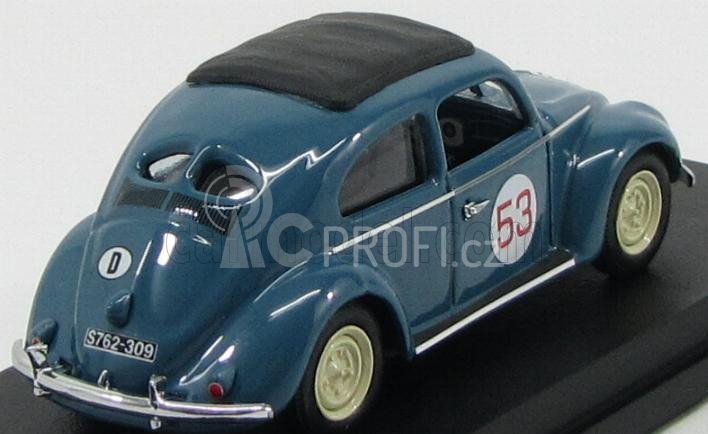 Rio-models Volkswagen Beetle N 53 Nurburgring 1954 W.von Trips 1:43 Blue